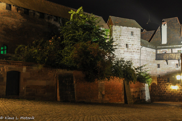 Kaiserburg bei Nacht, Nürnberg