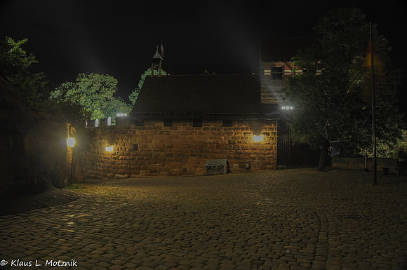 Kaiserburg bei Nacht, Nürnberg